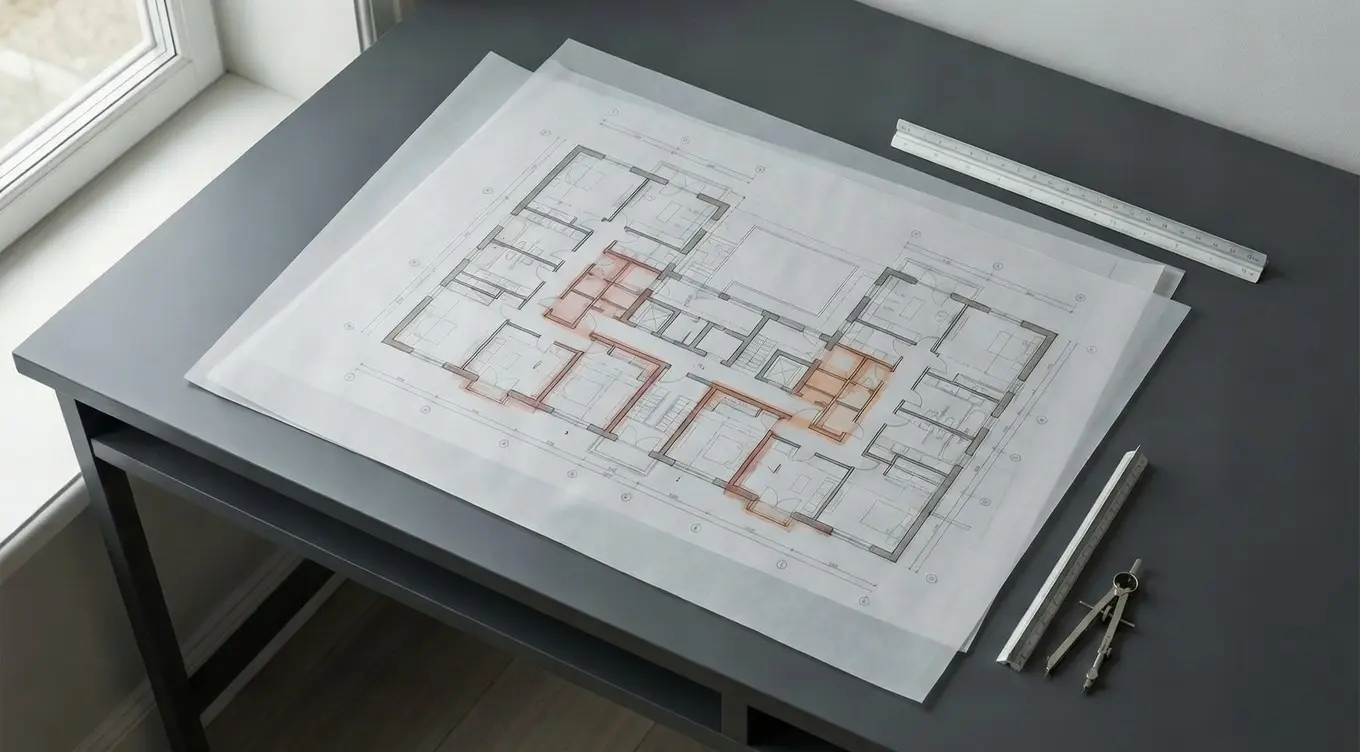 Planta de Layout e Demolições